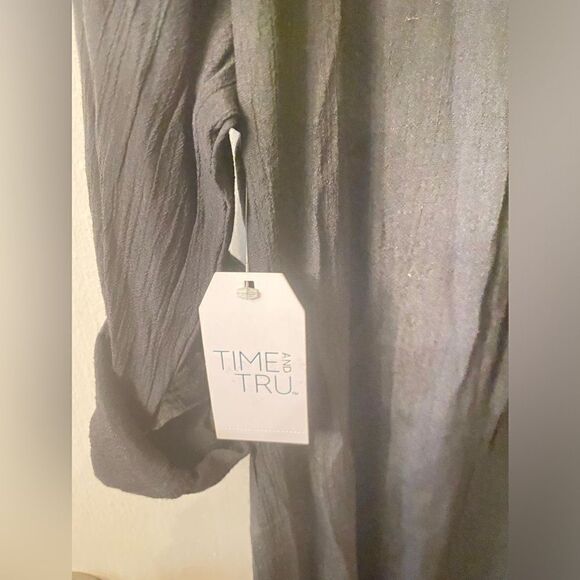 🛍️Time And Tru Women’s Cover Up Shirts with Long Sleeves Size : Small 💥 - Picture 6 of 6